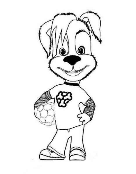 Барбоскины Дружок и мяч