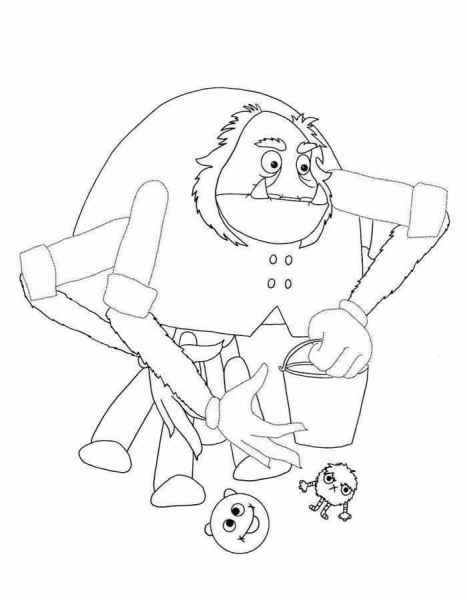 Паук Шнюк собирает в ведро