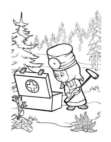 Маша играет в доктора