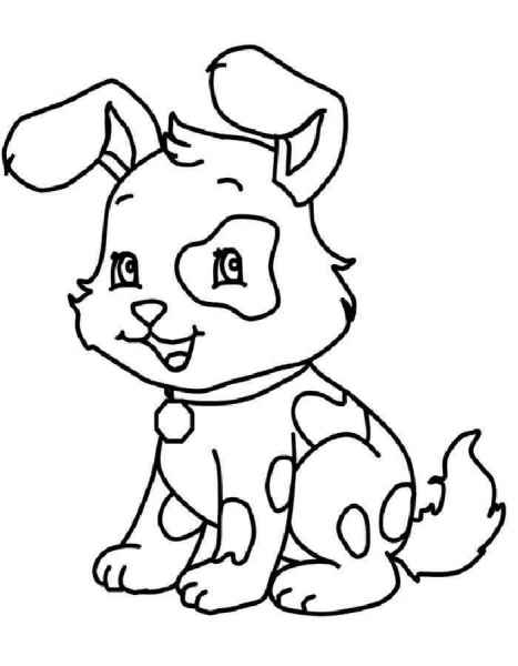 Щенок с пятном на глазу