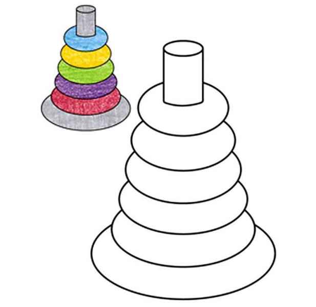 Игрушка пирамидка