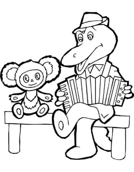 Крокодил Гена и чебурашка