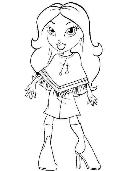 Девочка в пончо