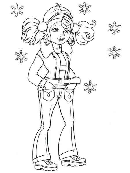 Девочка в джинсах