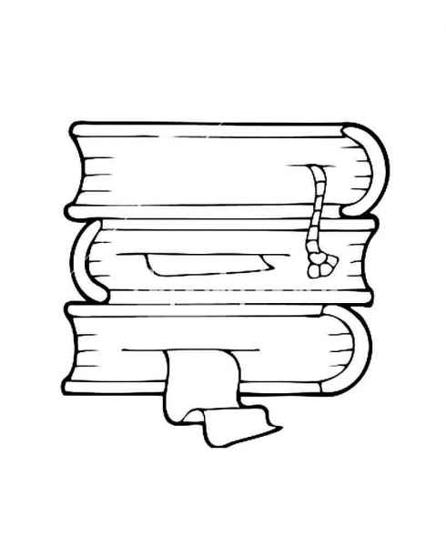 Книга с закладкой