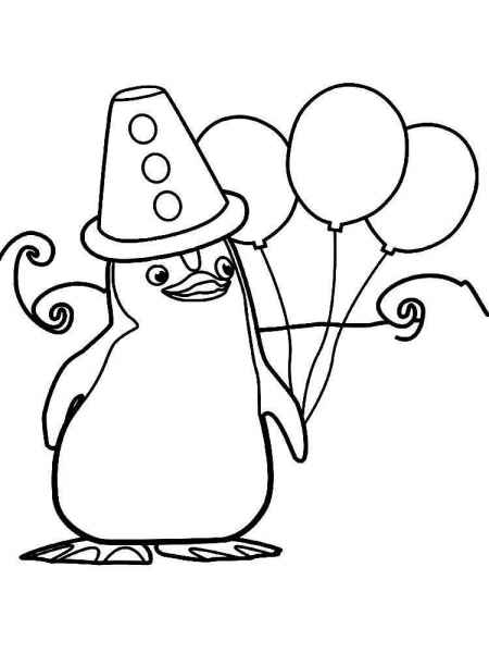 Пингвин с шариками