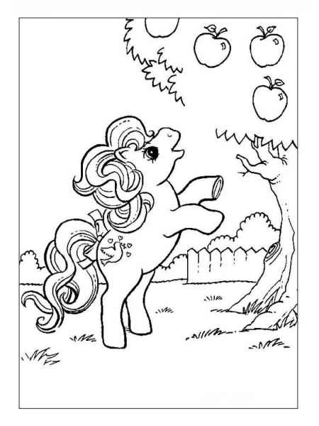 Пони и яблоки