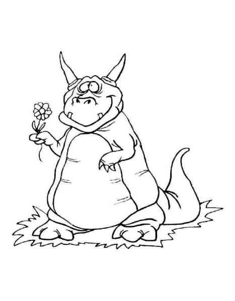 Дракон с цветочком