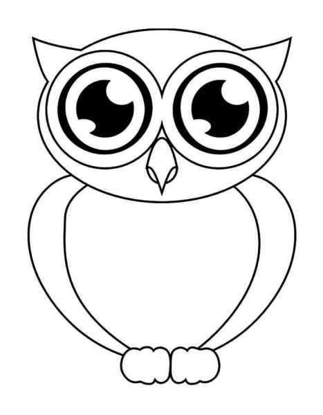 Сова с большими глазами