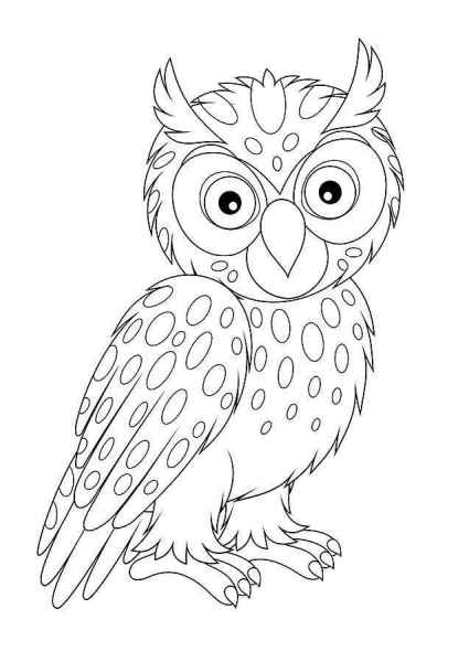 Сова в пятнышко