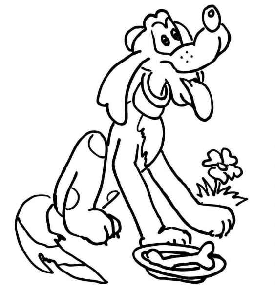 Собака с костью