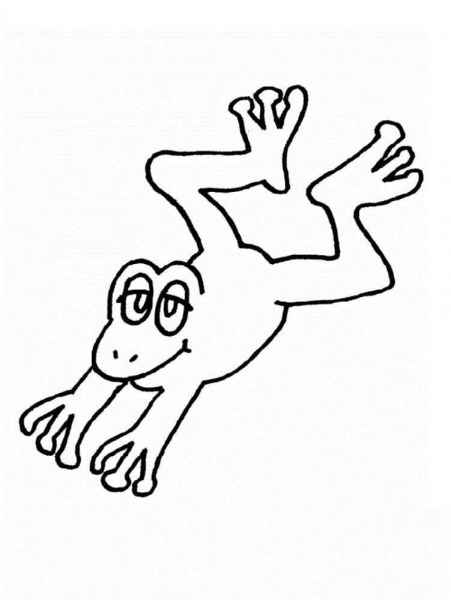 Лягушка прыгает