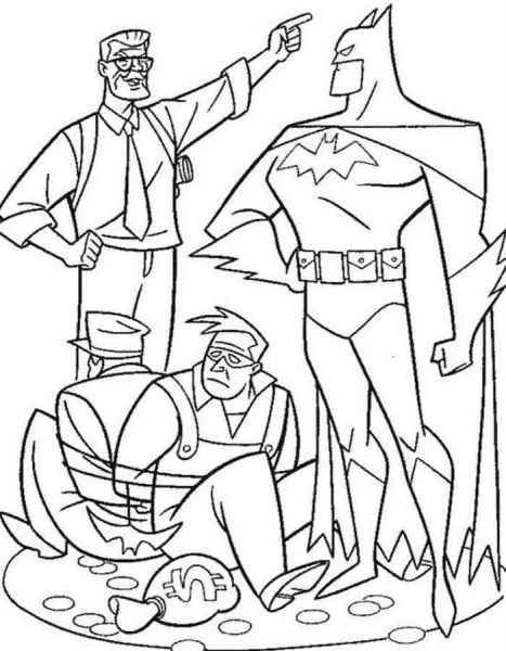 Бэтман поймал врагов