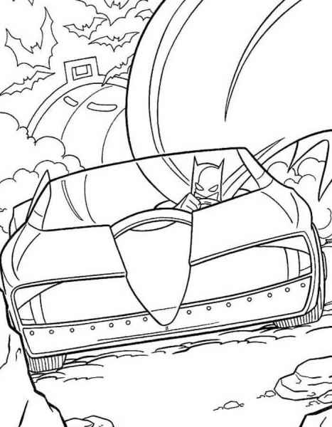 Бэтман в машине