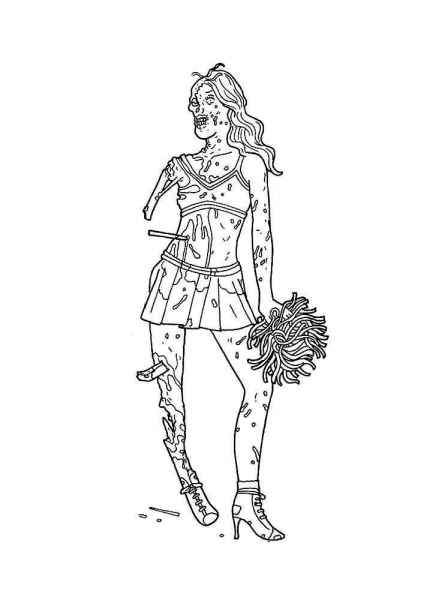 Девушка зомби