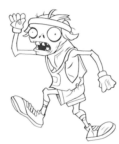 Зомби бежит