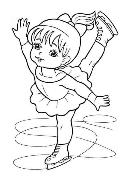 Девочка на фигурном катании