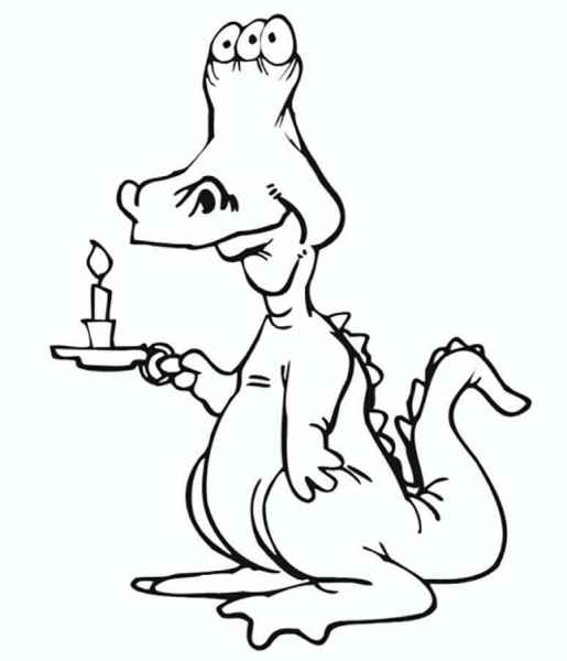 Монстр со свечой