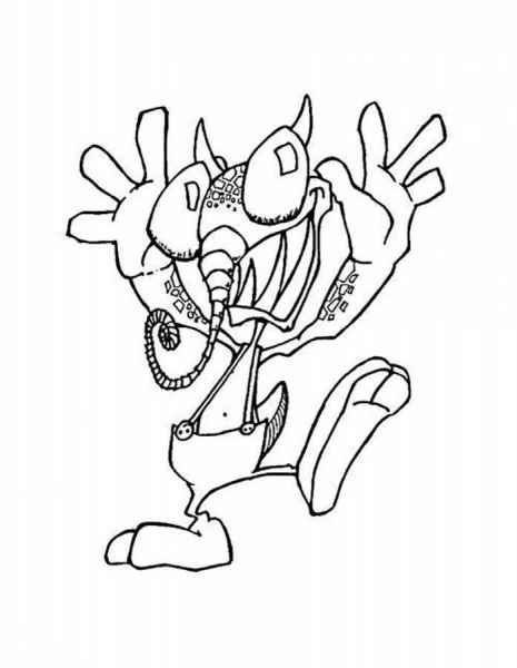 Монстр с длинным носом