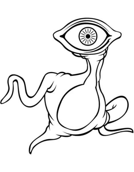 Монстр большой глаз