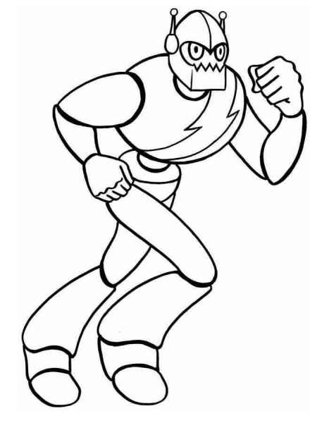 Робот бежит