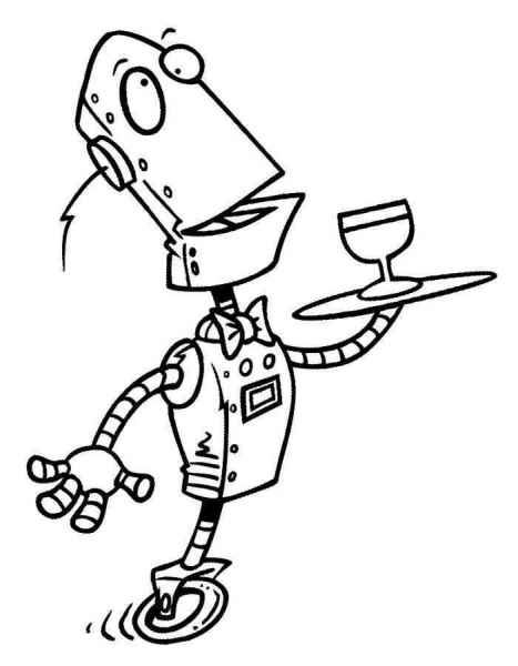 Робот официант 