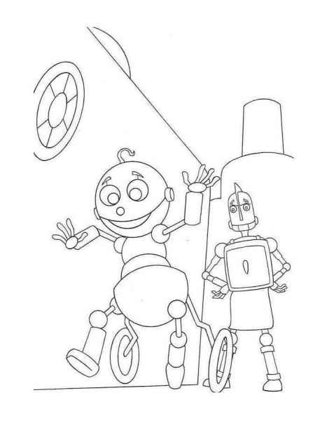 Робот папа и робот ребенок