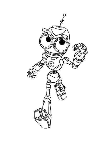 Робот бежит