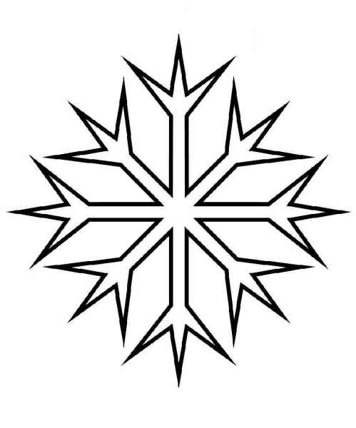 Острая снежинка