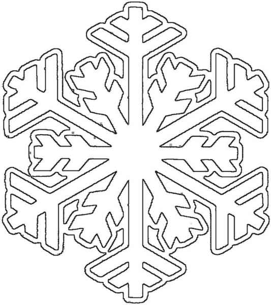 Большая снежинка