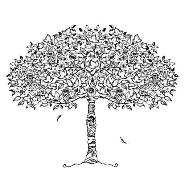 Дерево с листьями