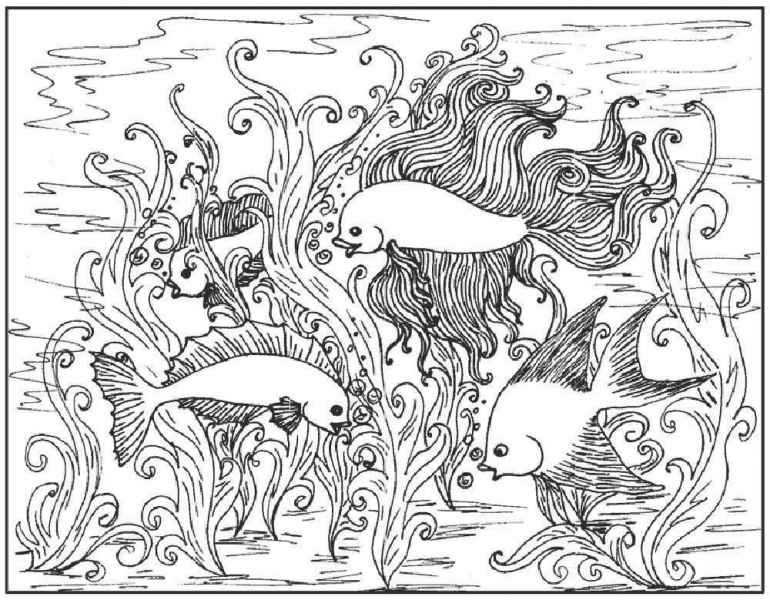 Рыбы в пруду