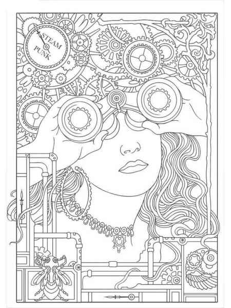 Девушка с биноклем