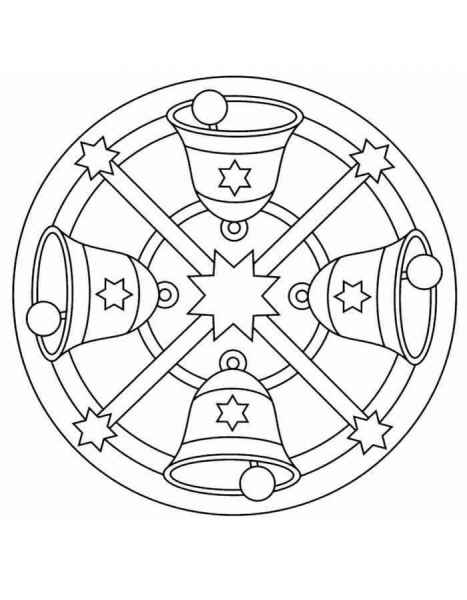 Мандала колокольчики