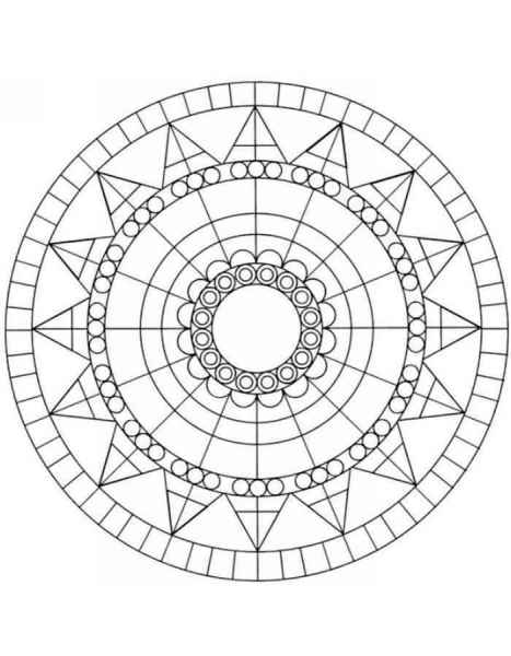 Мандала треугольник