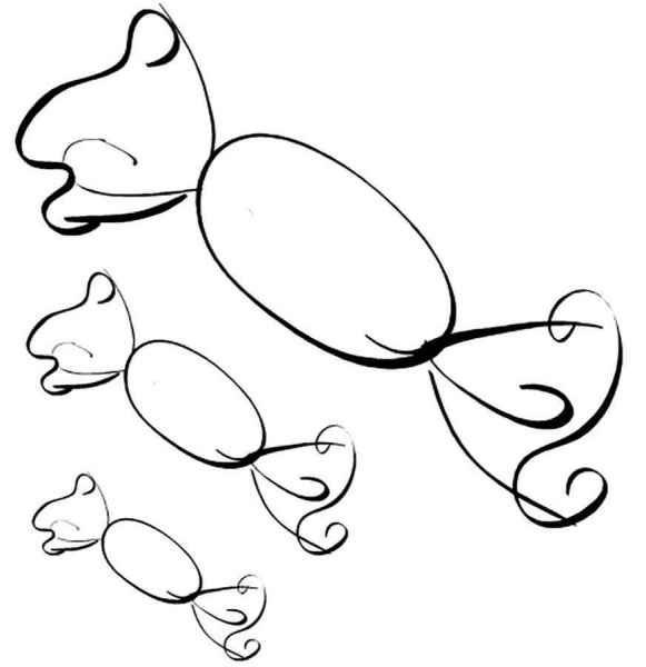 Три конфеты