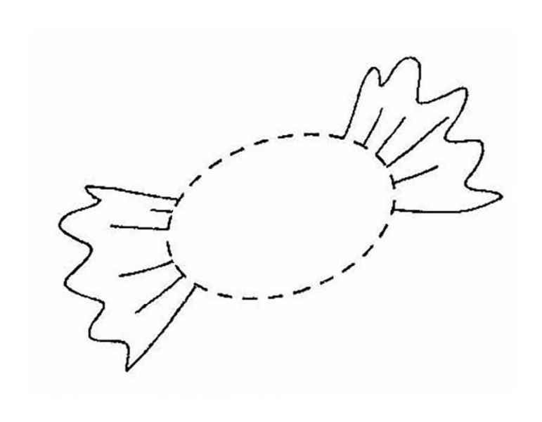 Круглая конфета