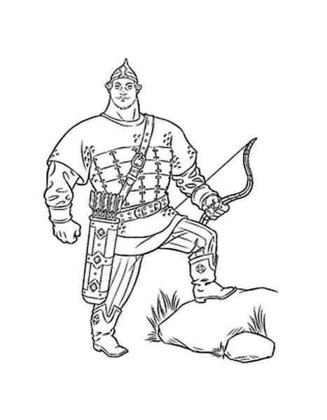 Богатырь с луком