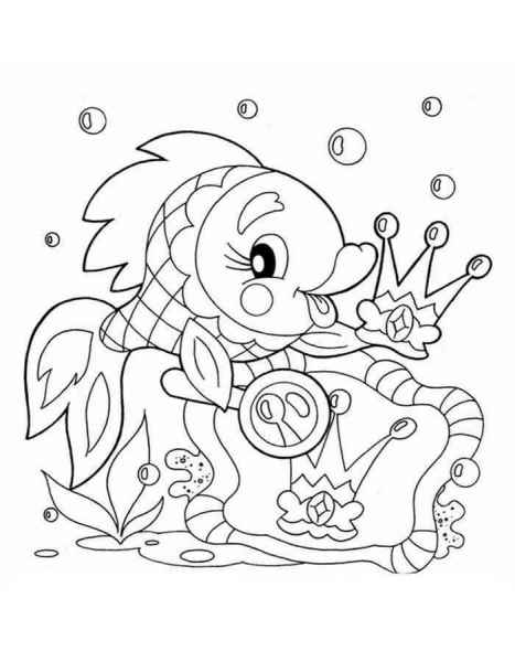 Золотая рыбка и короны