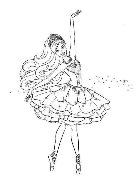 Барби балерина в блестках