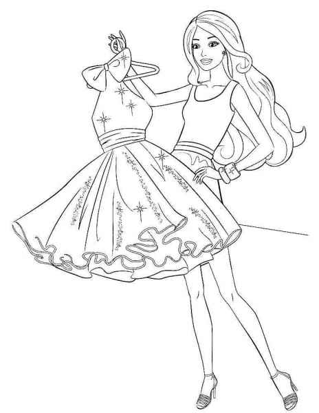 Барби и платье