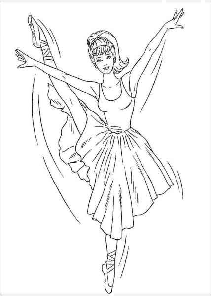 Балерина барби шпагат