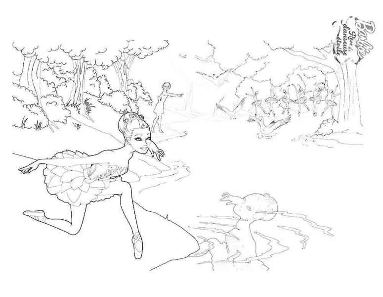 Балерина на берегу