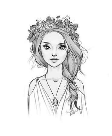 Девушка с венком