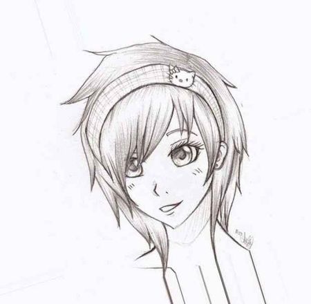 Девочка с ободком