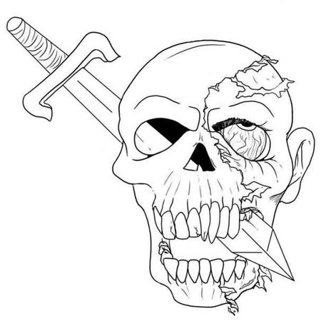 Меч в черепе