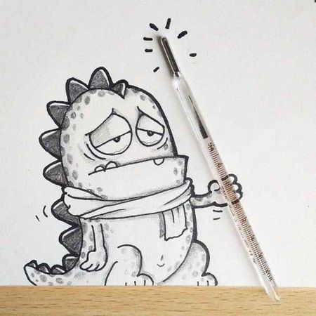 Динозаврик заболел