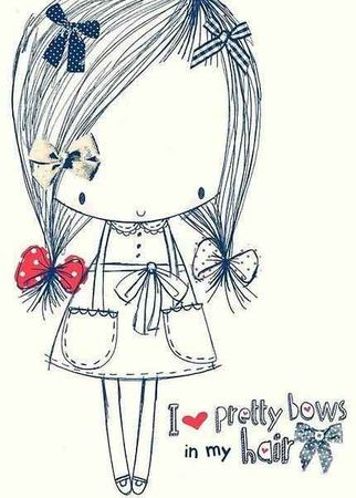 Девочка с бантами