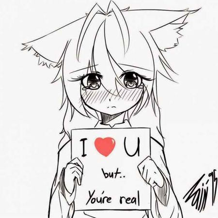 Грустная девочка анимэ