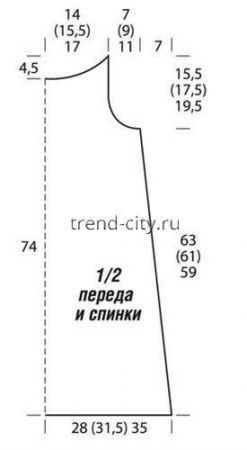 Пляжное платье крючком